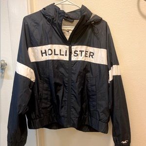 Hollister Navy Windbreaker